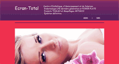 Desktop Screenshot of ecran-total.be
