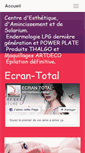 Mobile Screenshot of ecran-total.be